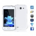 4.0 "OLED touch screen resistivo Slate Bar Phone com TV, Wi-Fi, Bluetooth (Branco)